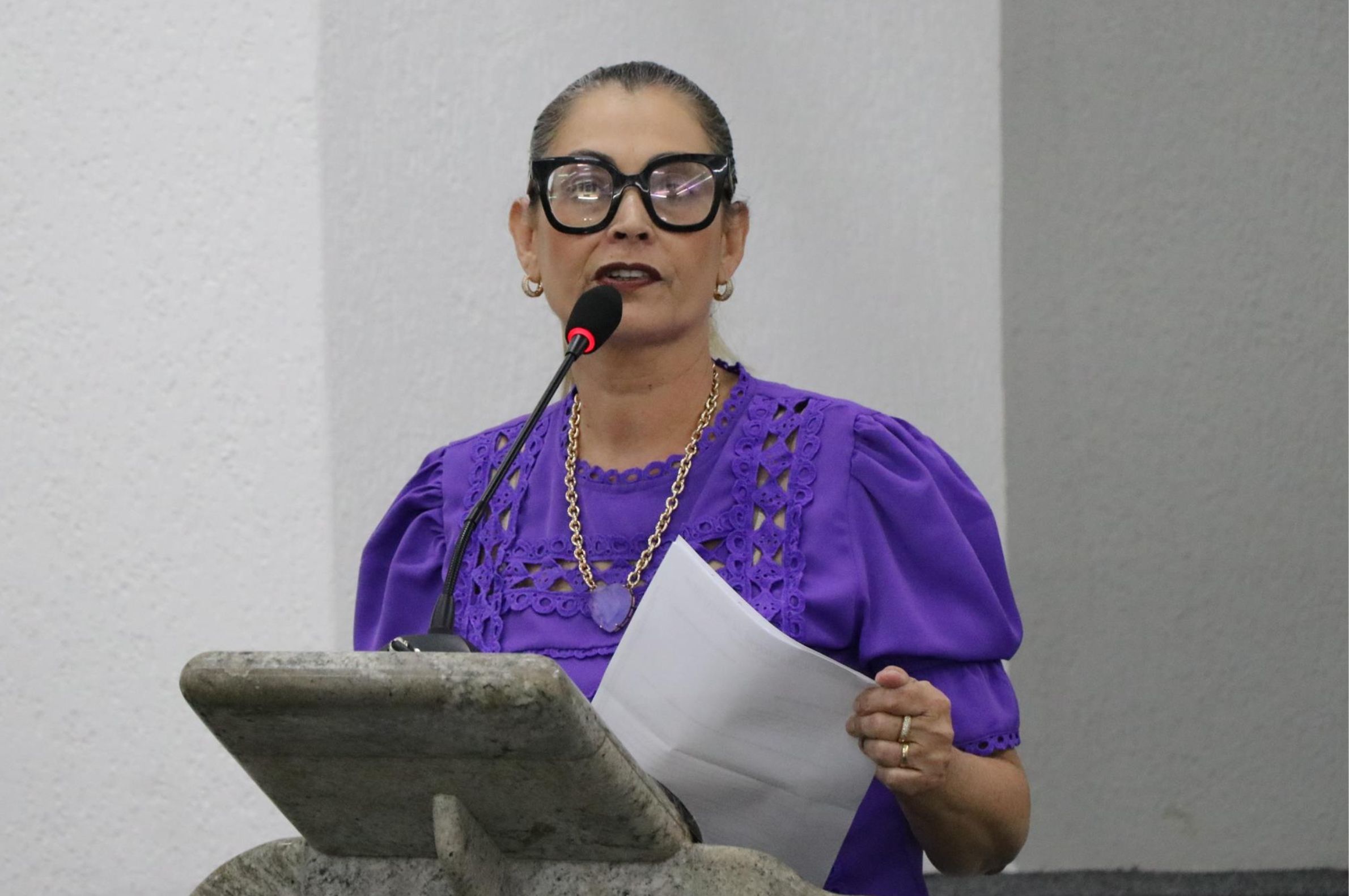 “Fico muito feliz de ter contribuído com a minha Emenda”, destacou Andrea Garcia