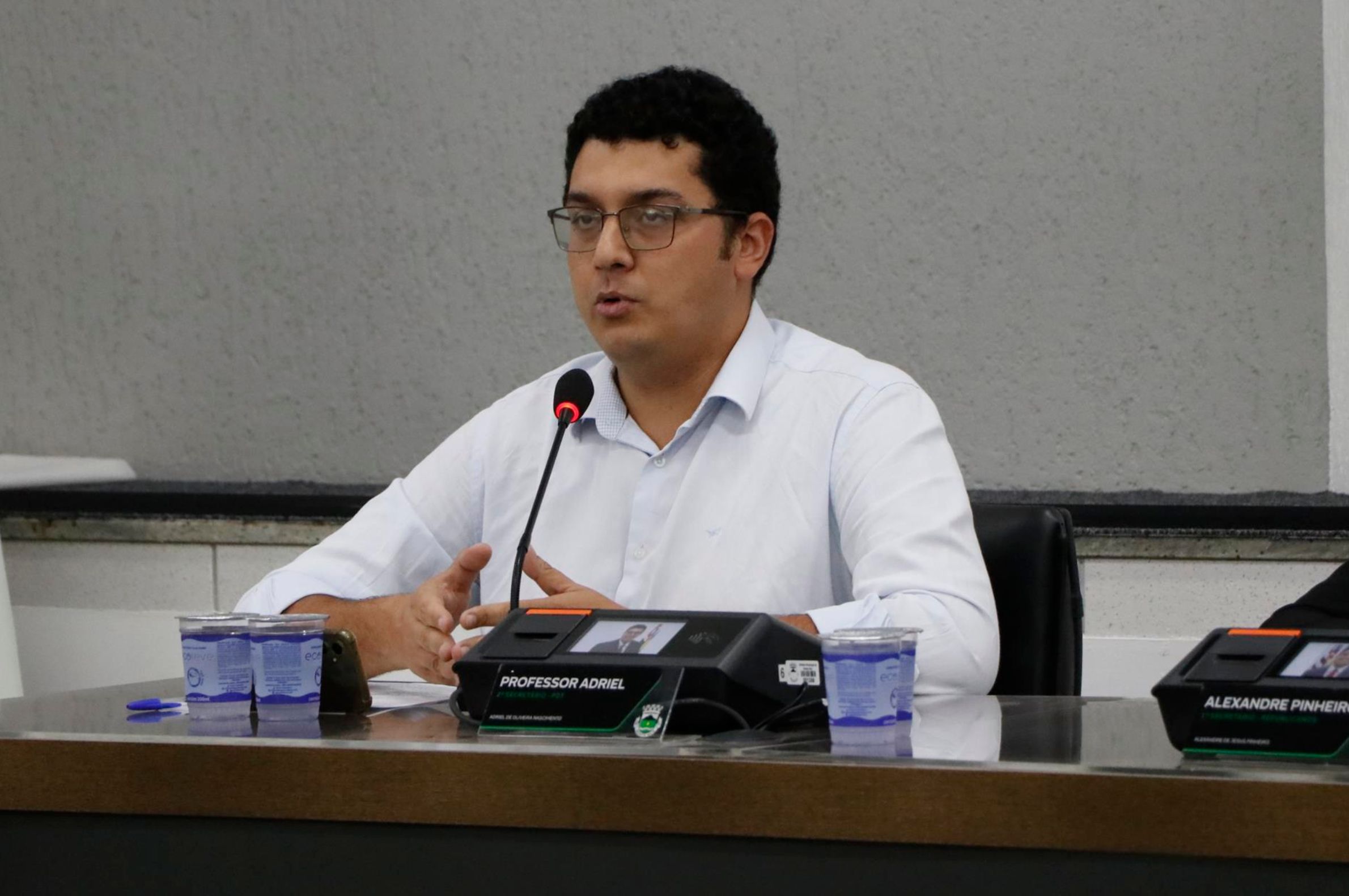 Convite para audiência pública é assinado pelo presidente da CMA, Professor Adriel