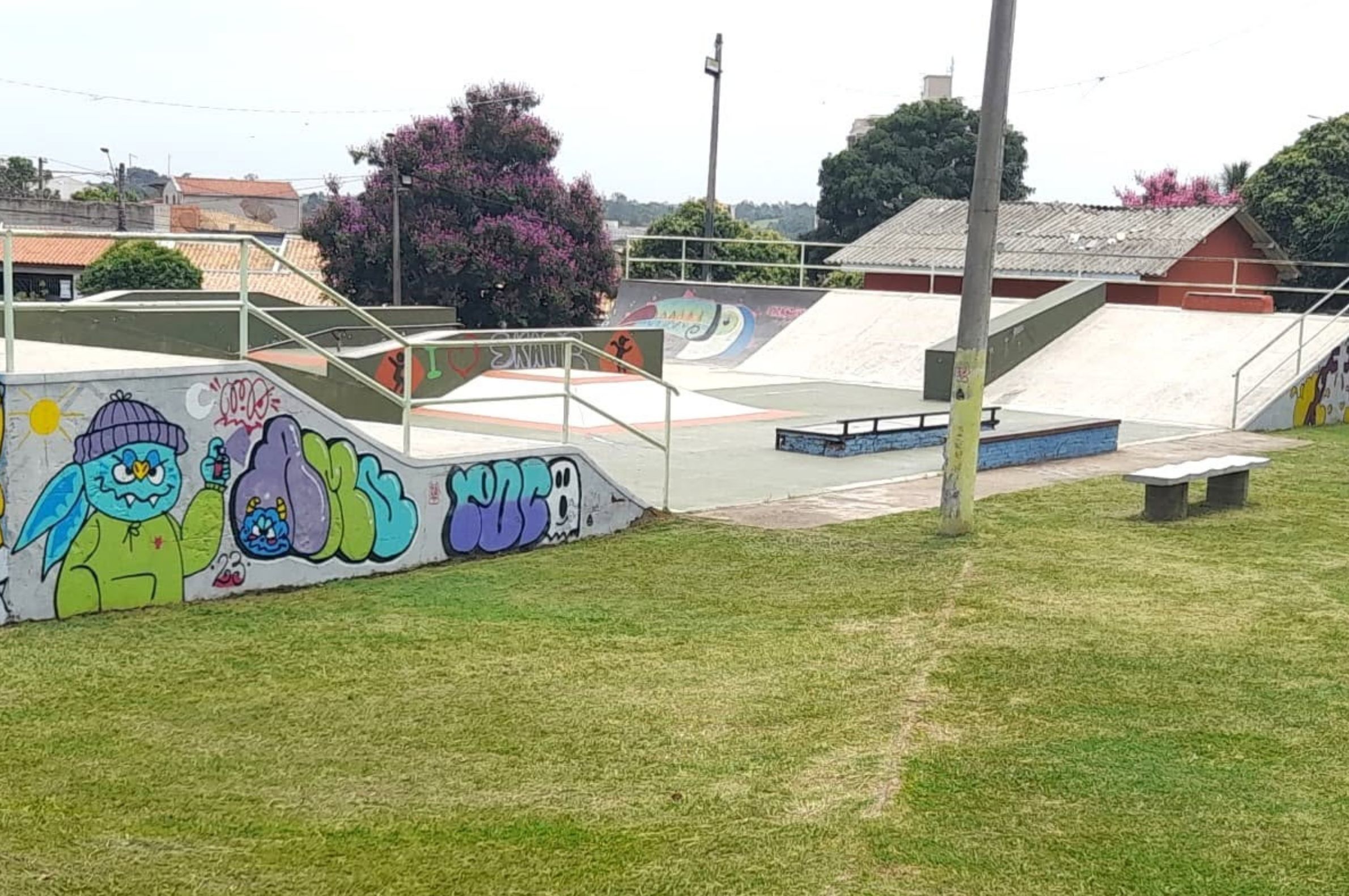 Vista da pista de skate, na região central (Foto ilustrativa: Prefeitura | 24/10/2023)