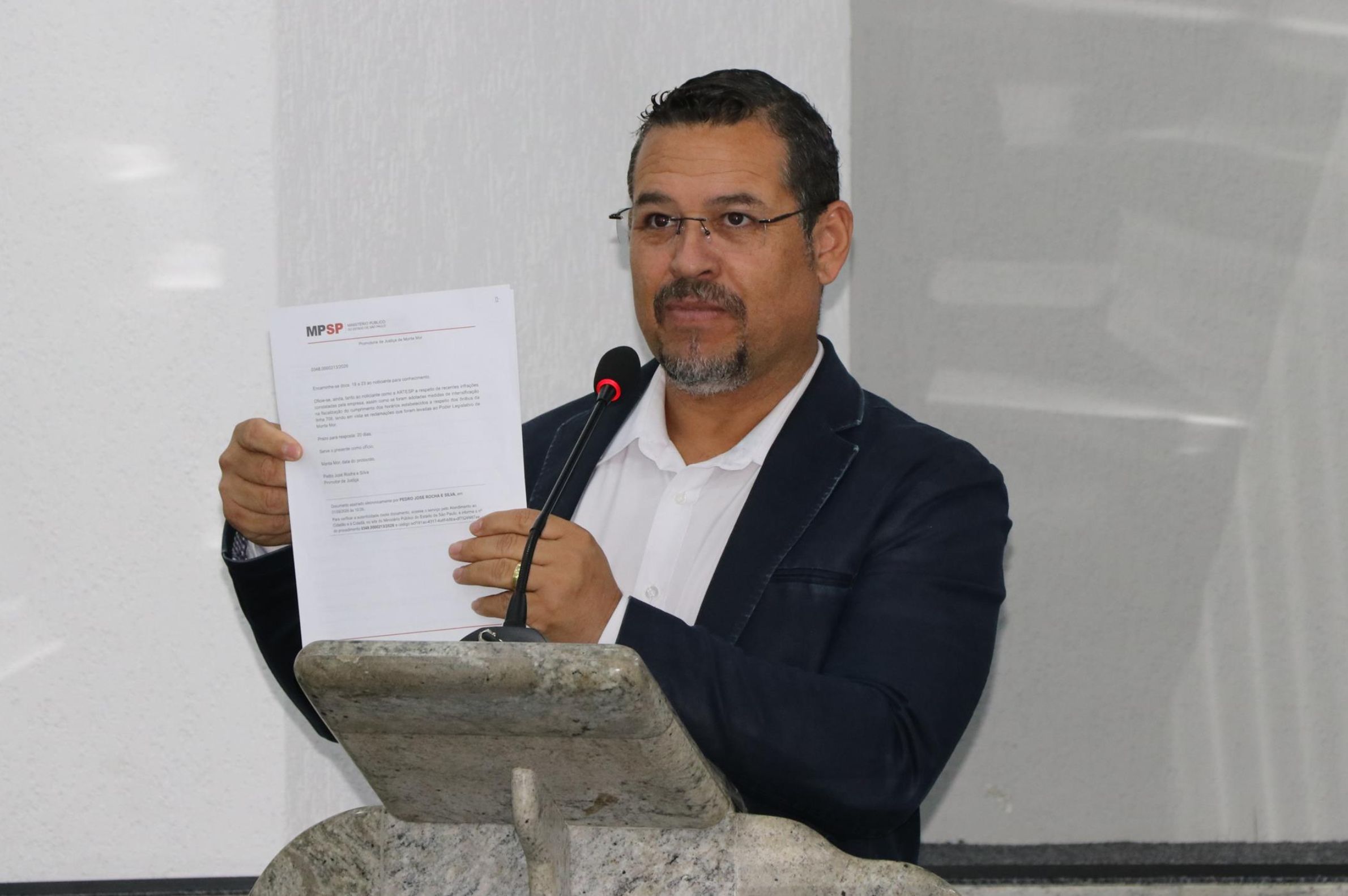 Josuel citou a expectativa de que os problemas sejam resolvidos após ação da Justiça 