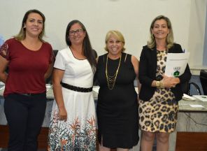 Vereadoras integrantes da Frente Parlamentar em Defesa dos Direitos das Mulheres