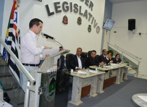 O deputado federal Luis Lauro Filho, durante discurso